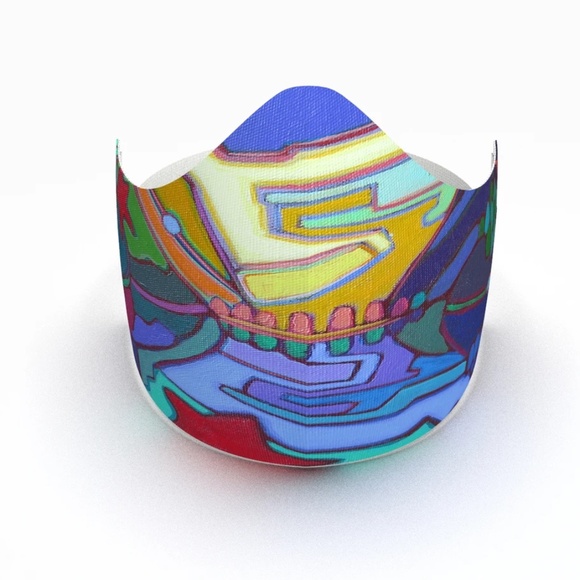 QUALITY BREATHABLE KIDS MASK - STARRY MOUNTAIN - Picture 1 of 2